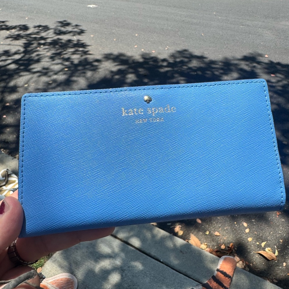 Kate Spade Vibrant Blue Card Holder